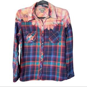 Upcycled Natural Reflections Flannel Size M